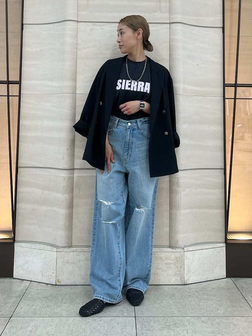 Mila Owen「クルーネックグラフィックTシャツ」|Tシャツ・カットソー|