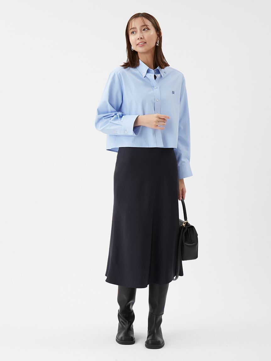 Mila Owen「クワットサテンナロースカート」|スカート|