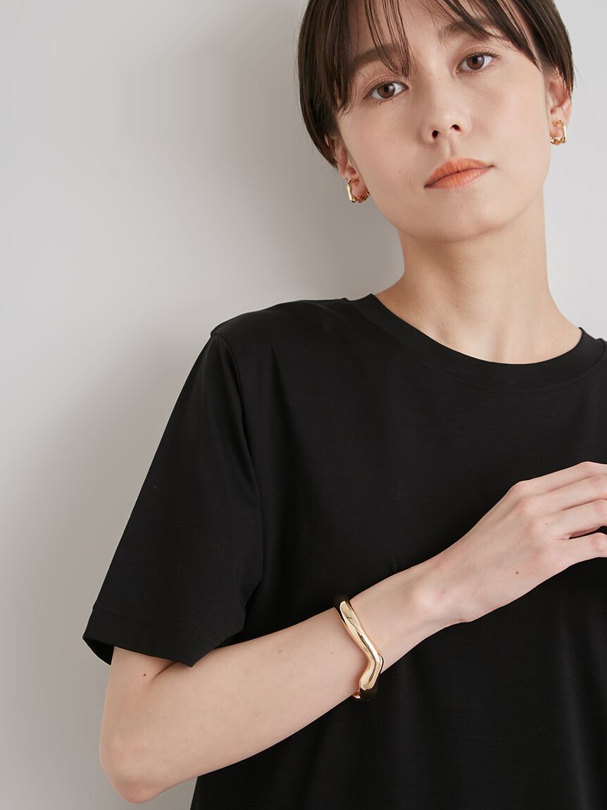 emmi atelier「【emmi atelier】プランプウエーブバングル」|ブレスレット・バングル|