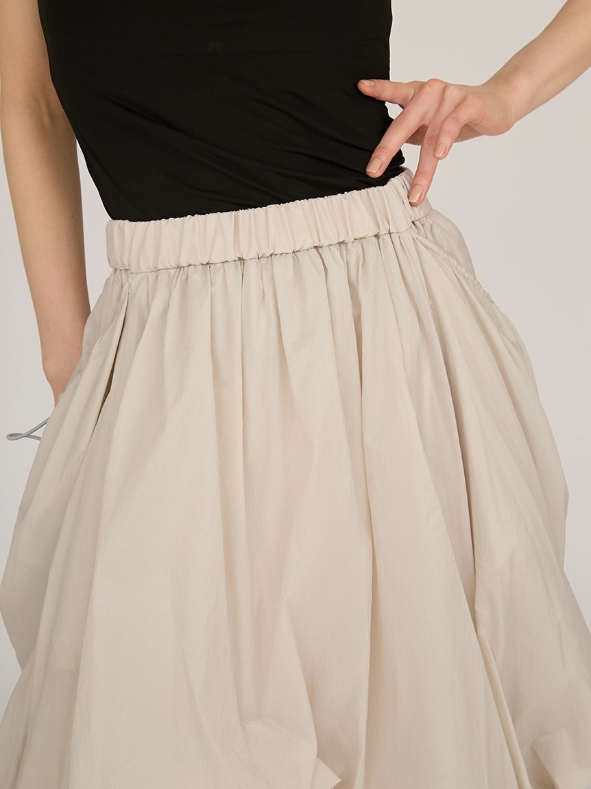 emmi atelier「タックドロストボリュームスカート」|スカート|
