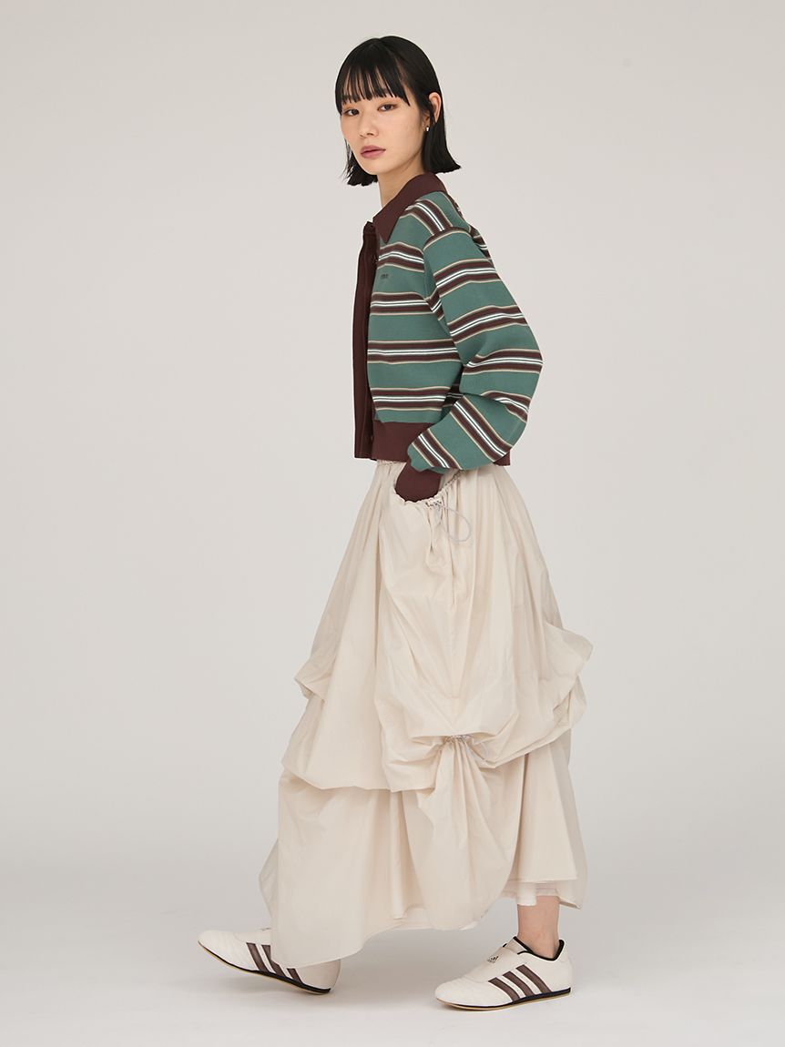 emmi atelier「タックドロストボリュームスカート」|スカート|