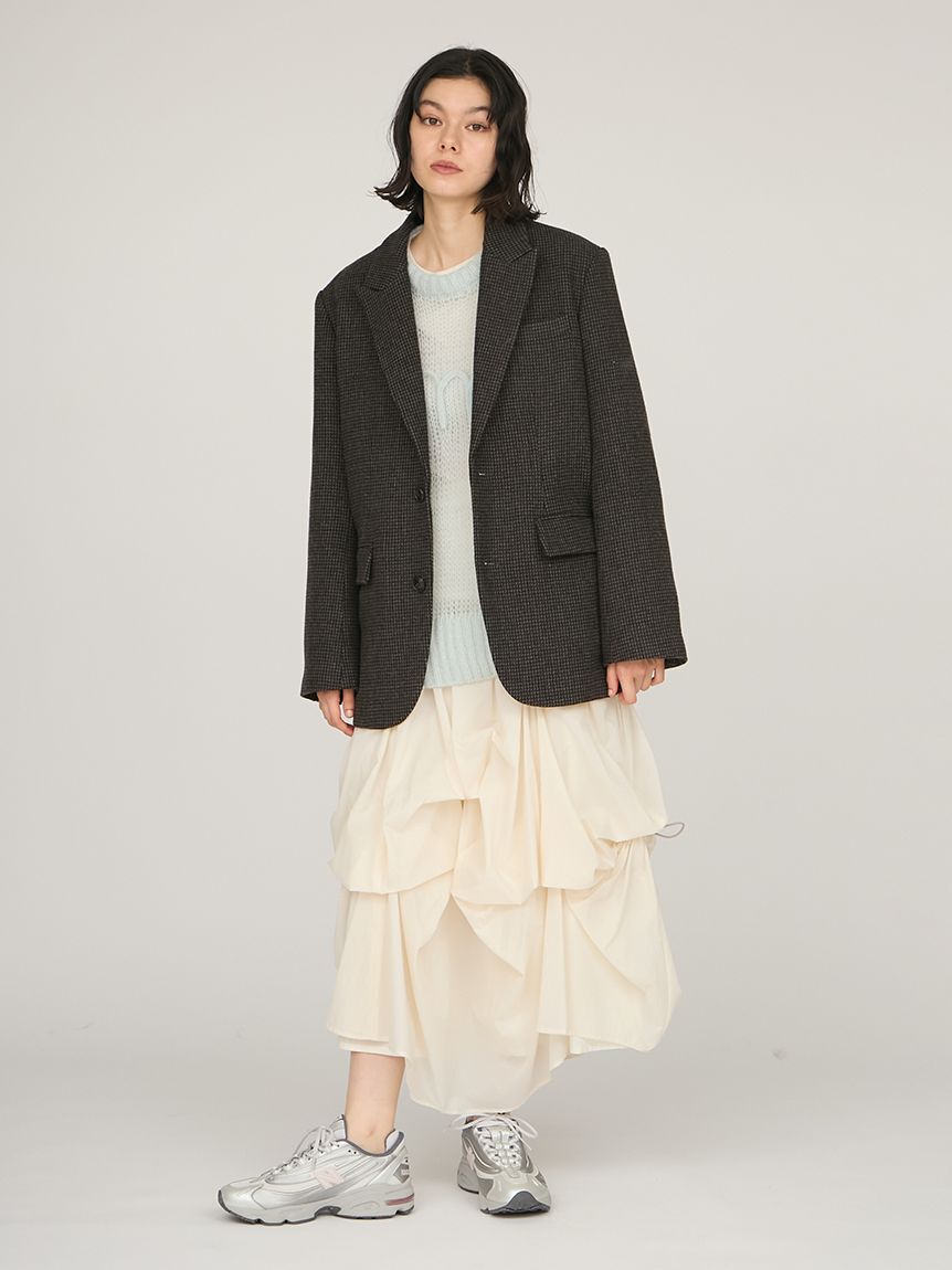 emmi atelier「タックドロストボリュームスカート」|スカート|