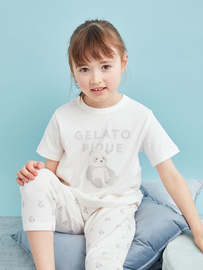 gelato pique kids&baby「【KIDS】ぬいぐるみワンポイントTシャツ」|ルームウェア|OWHT