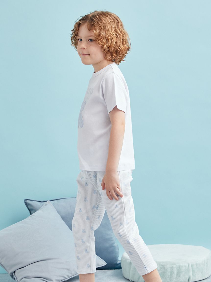 gelato pique kids&baby「【KIDS】ぬいぐるみワンポイントTシャツ」|ルームウェア|