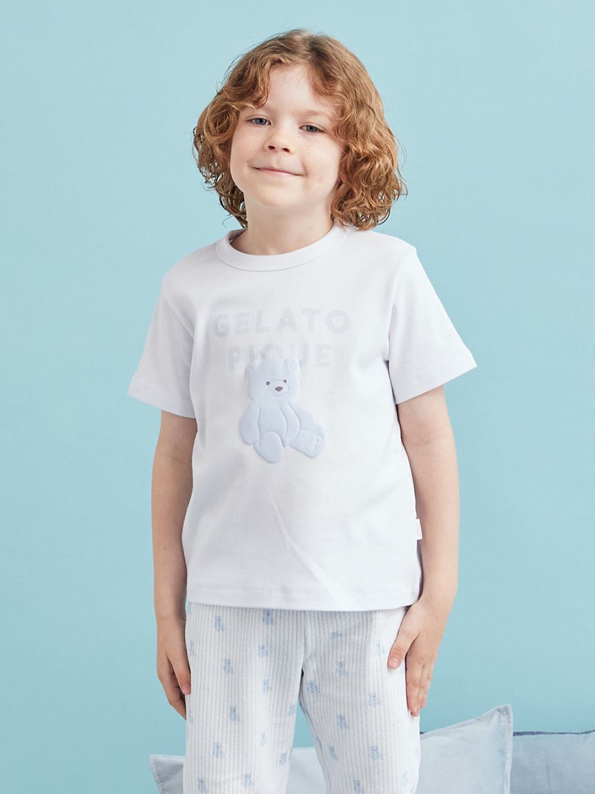 gelato pique kids&baby「【KIDS】ぬいぐるみワンポイントTシャツ」|ルームウェア|
