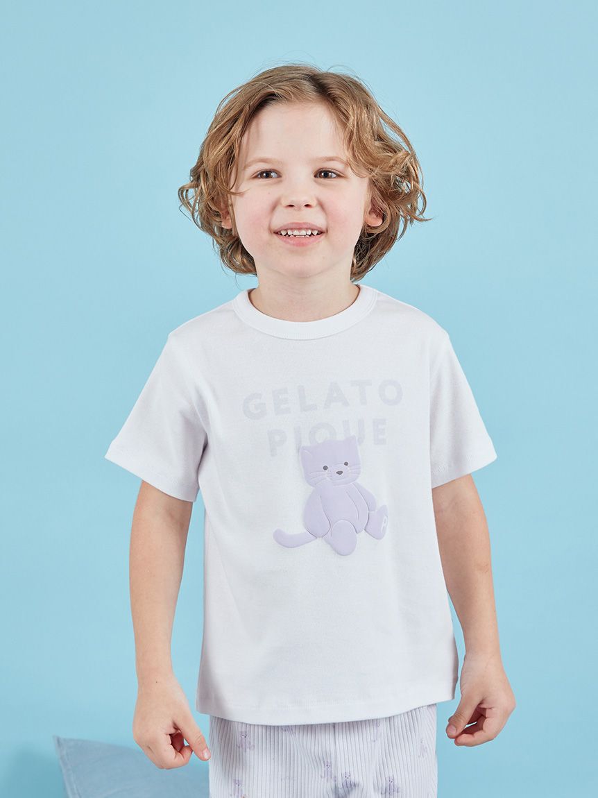 gelato pique kids&baby「【KIDS】ぬいぐるみワンポイントTシャツ」|ルームウェア|LAV