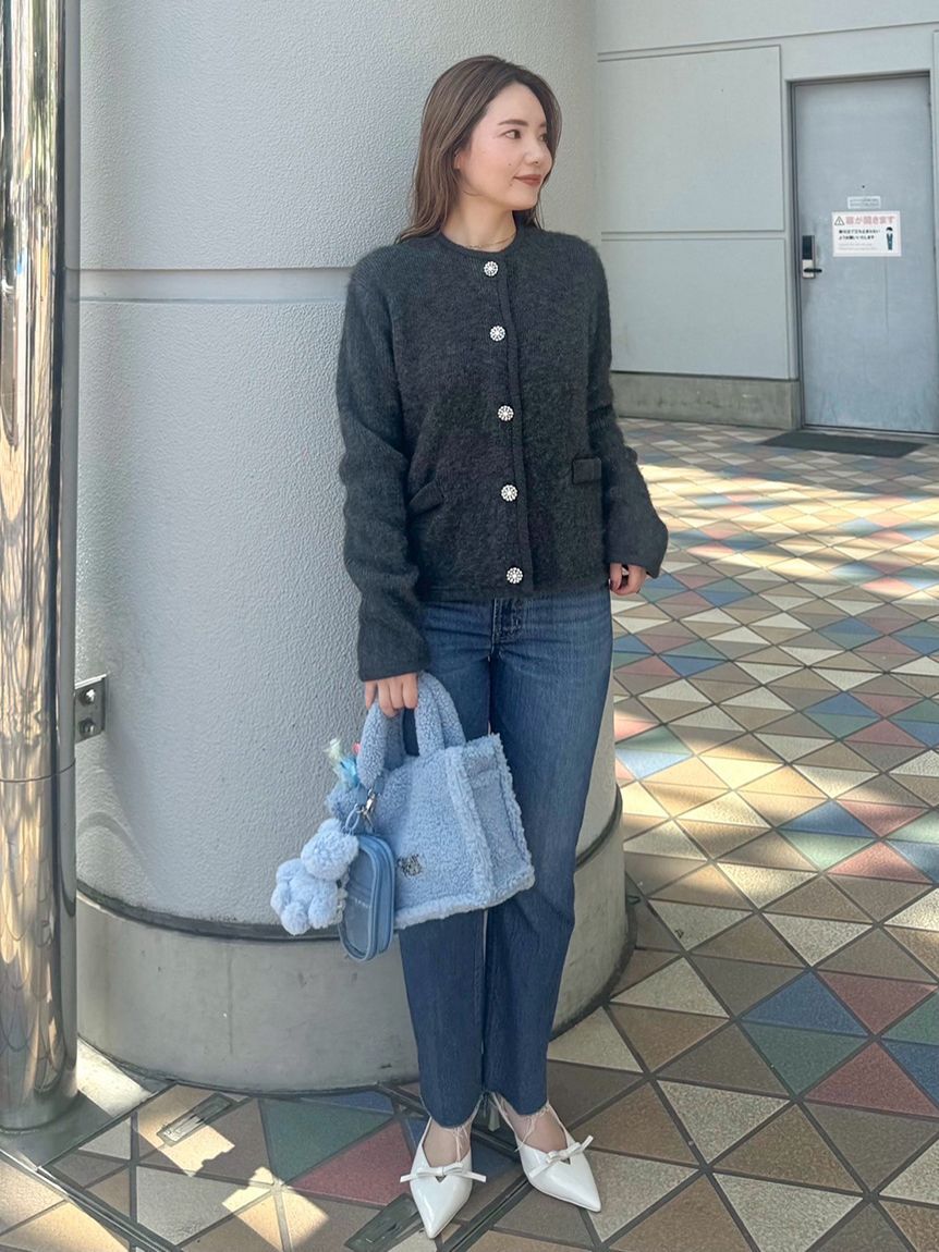 gelato pique「ファーベアチャーム」|キーケース|