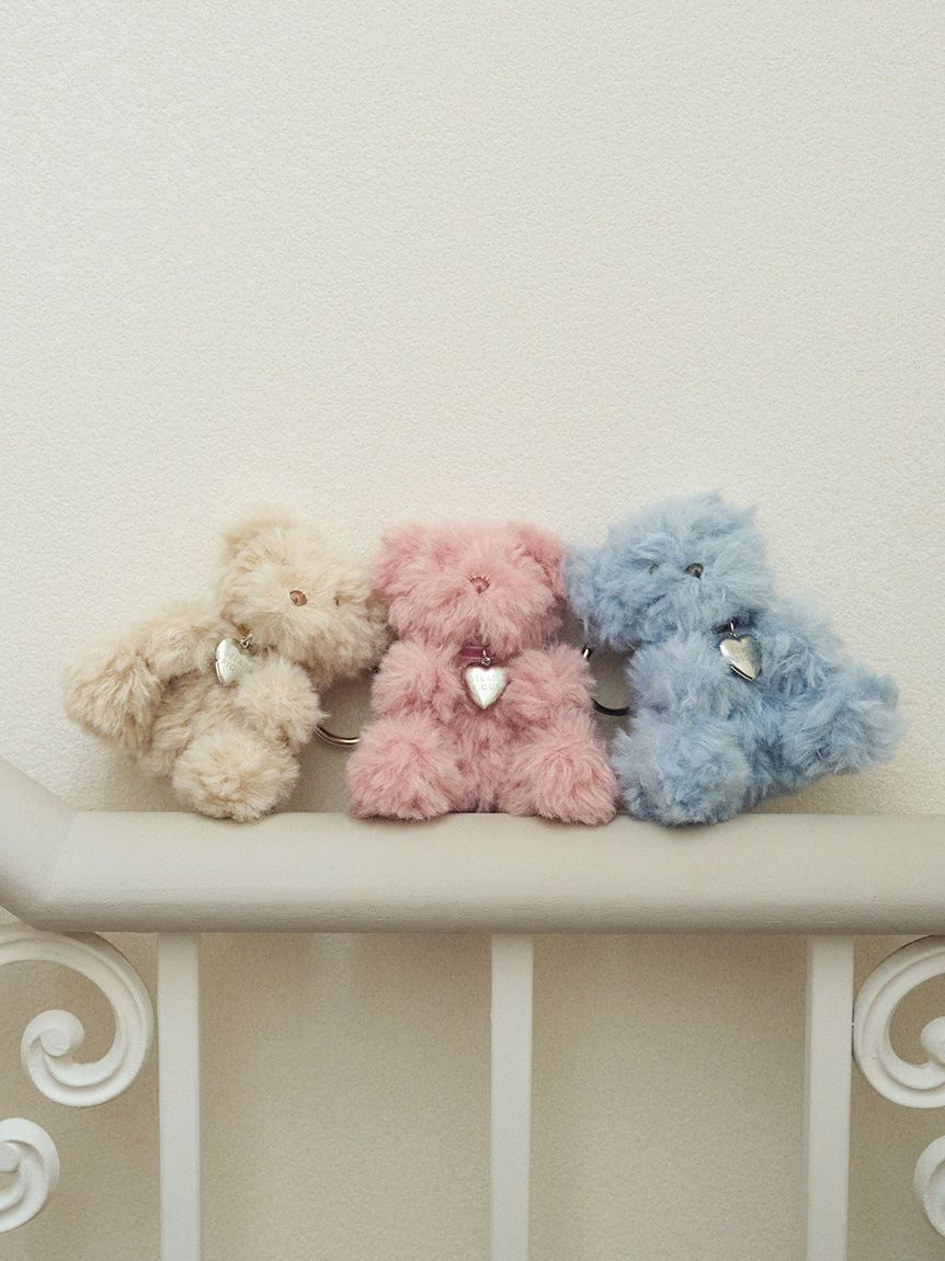 gelato pique「ファーベアチャーム」|キーケース|