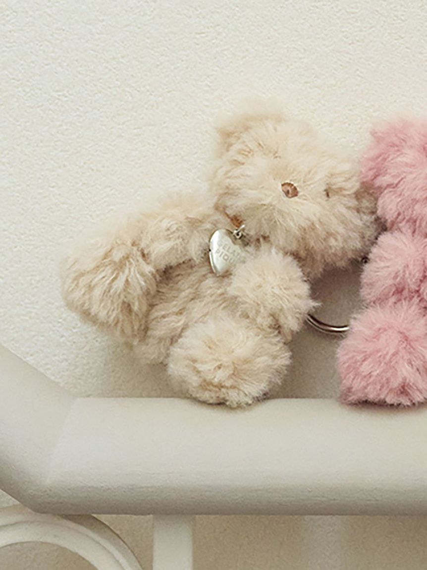 gelato pique「ファーベアチャーム」|キーケース|