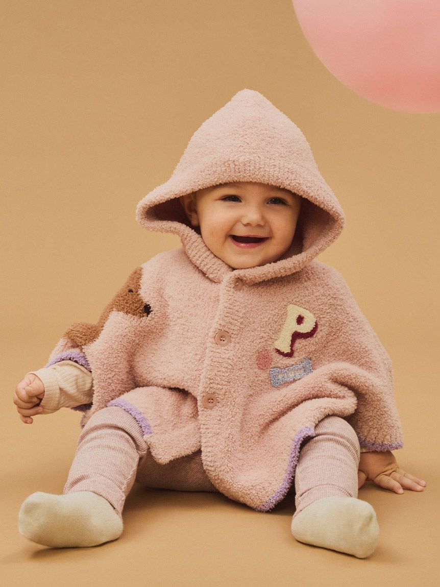 GELATO PIQUE KIDS & BABY「【BABY】ベビモコダックスフンドジャガードポンチョ」|その他ベビーウェア|
