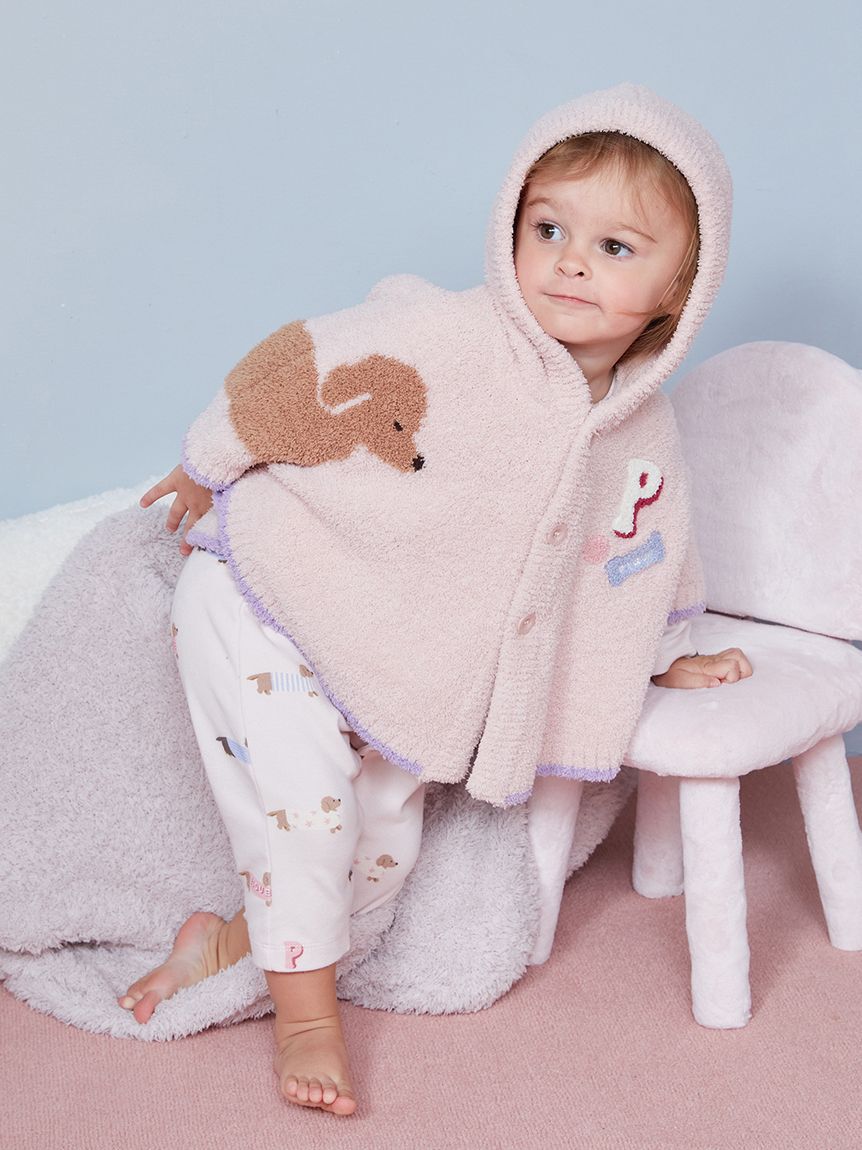 GELATO PIQUE KIDS & BABY「【BABY】ベビモコダックスフンドジャガードポンチョ」|その他ベビーウェア|
