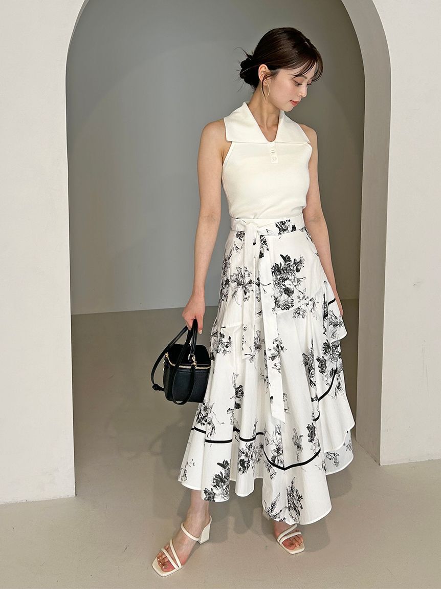 SNIDEL「ハンカチヘムスカート」|スカート|