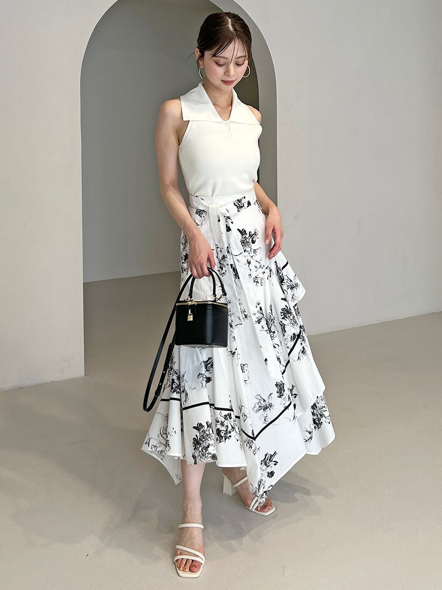 SNIDEL「ハンカチヘムスカート」|スカート|