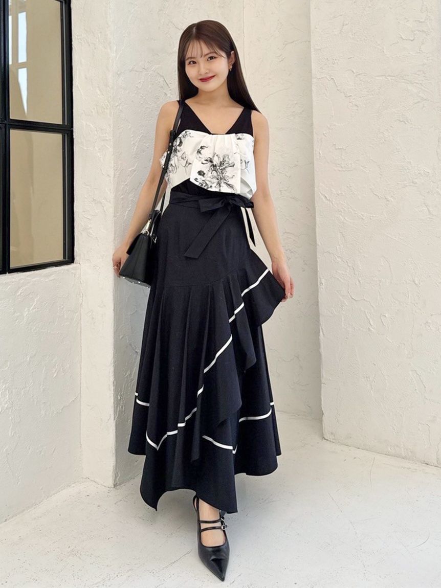 SNIDEL「ハンカチヘムスカート」|スカート|