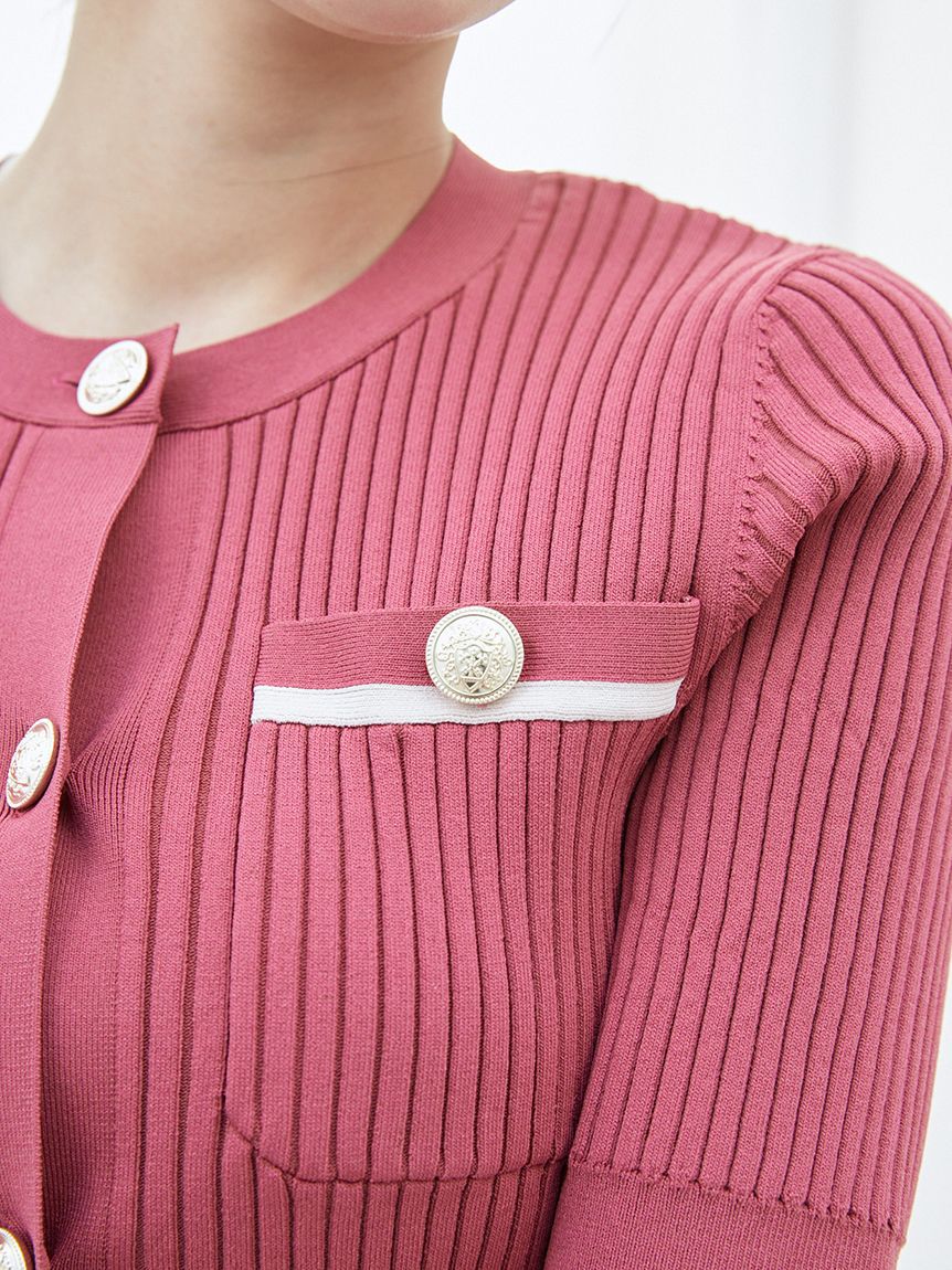 SNIDEL「メタルボタンニットセットアップ」|ワンピース|