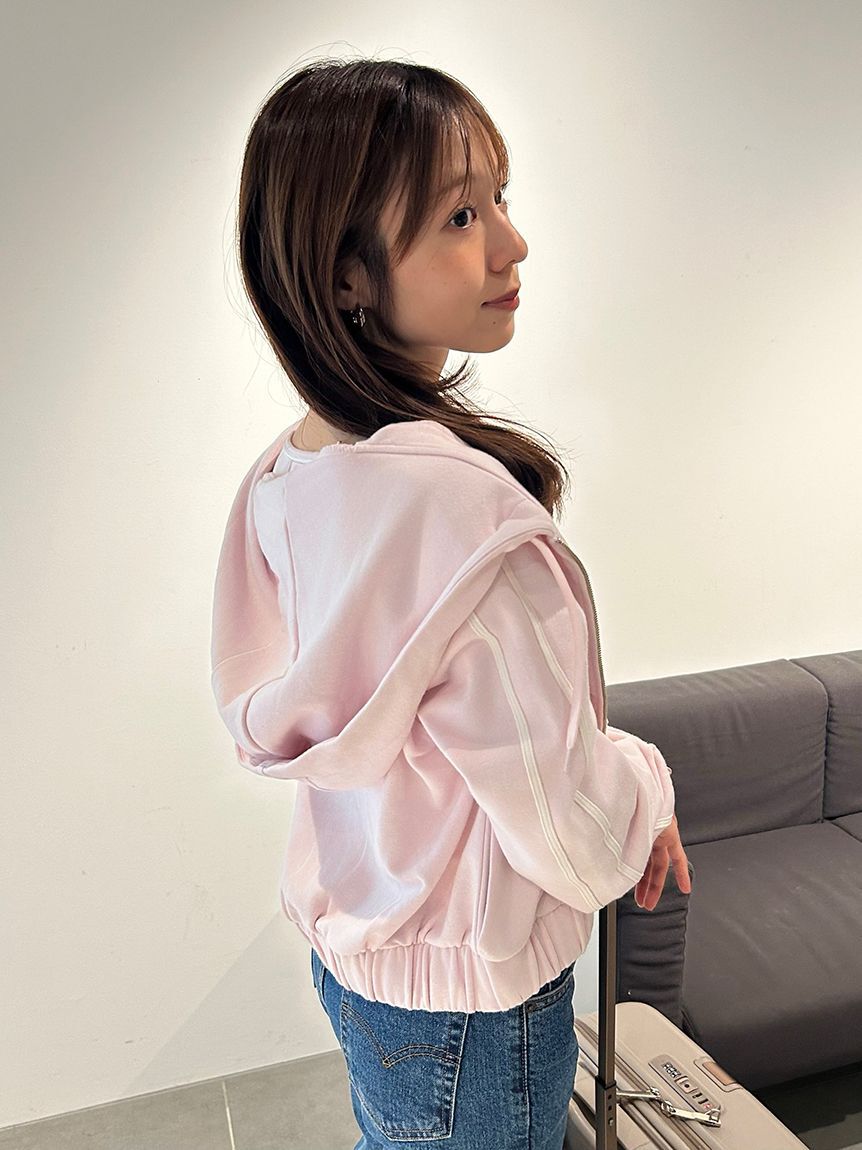 SNIDEL「【WEB限定カラーあり】UVカットフーディパーカー」|パーカー|