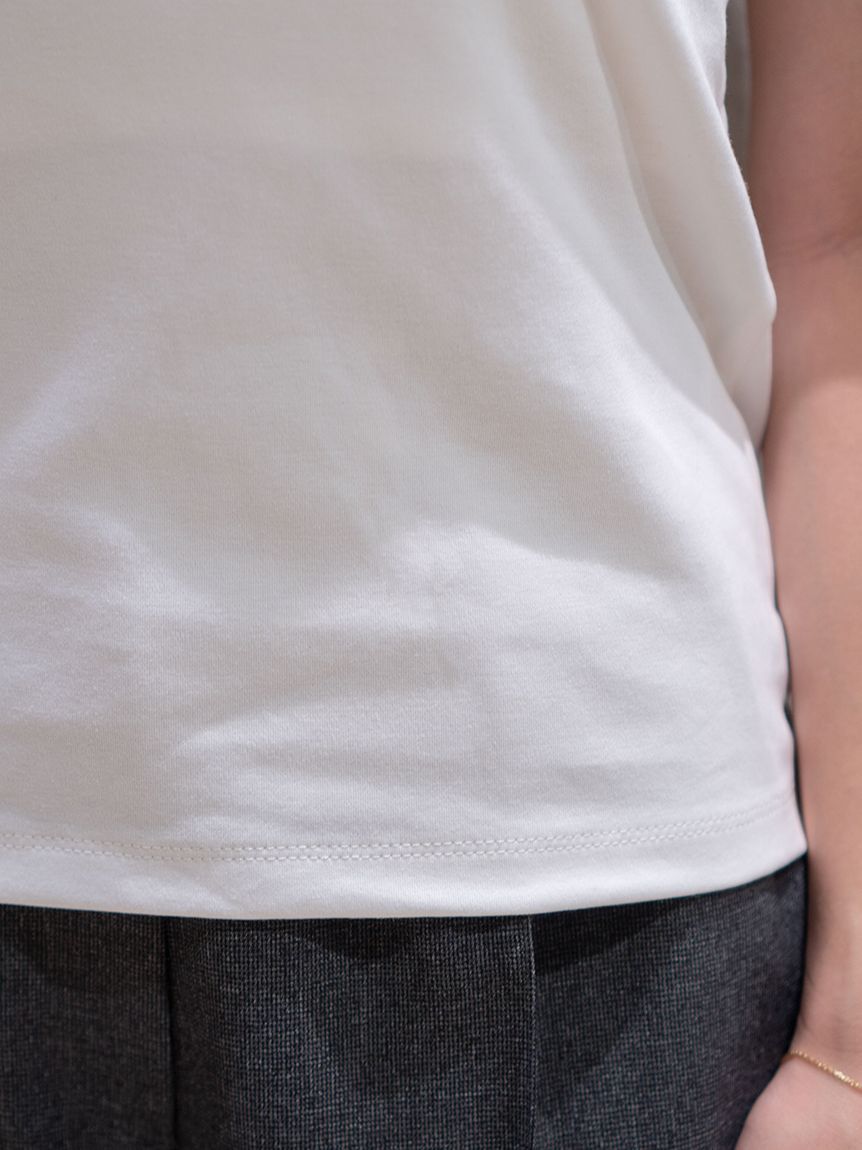 SNIDEL「UネックTシャツ」|Tシャツ・カットソー|