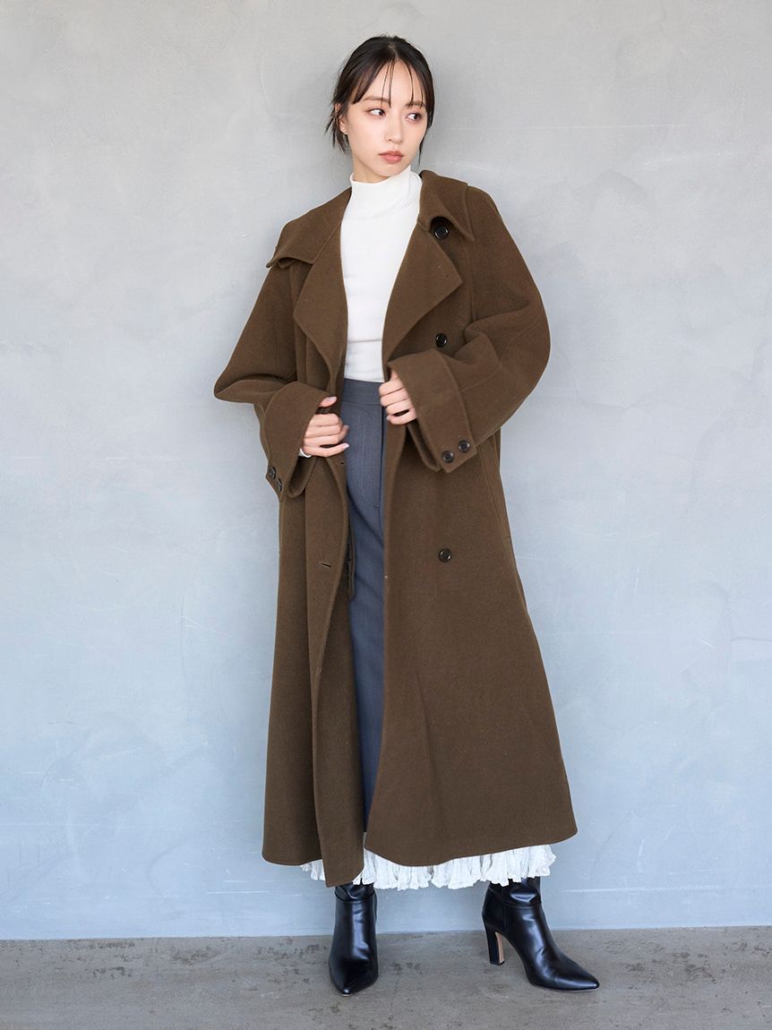 SNIDEL「プリーツドッキングナロースカート」|スカート|