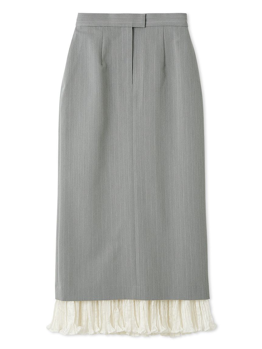 SNIDEL「プリーツドッキングナロースカート」|スカート|