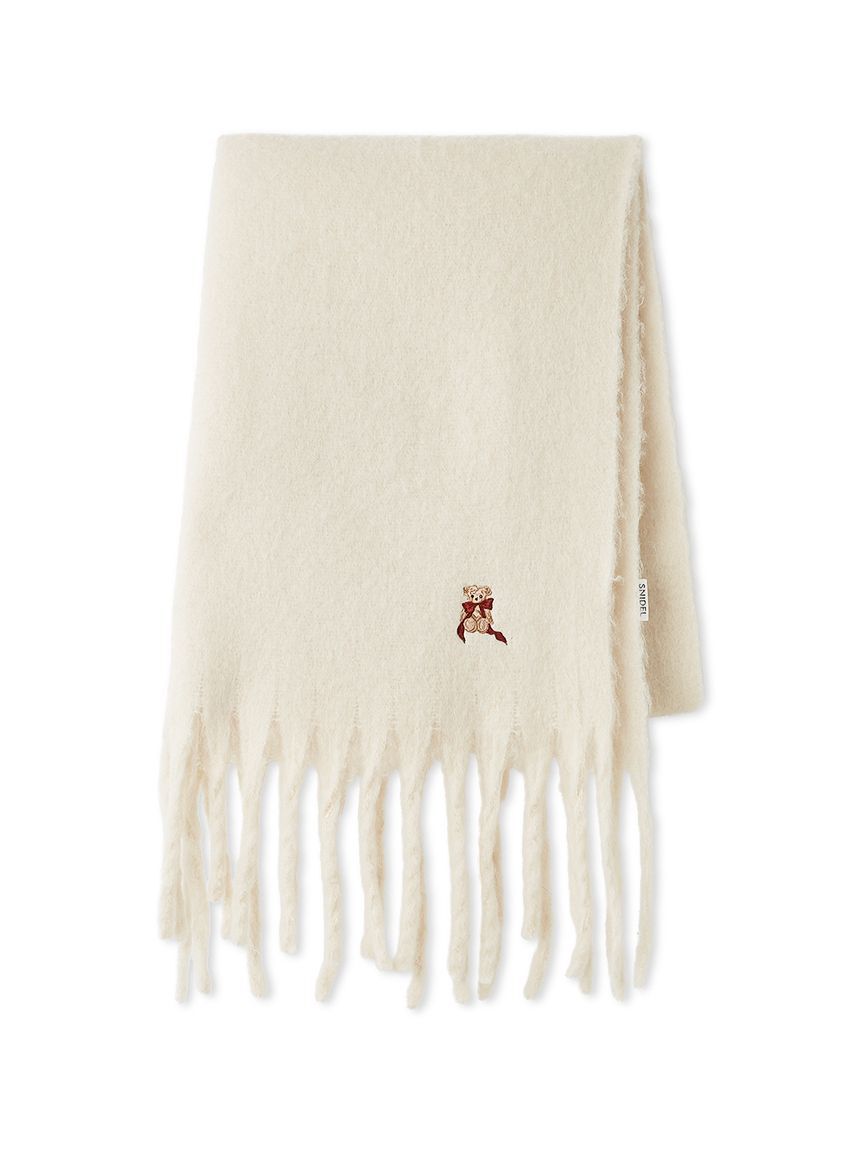 SNIDEL「リボンベアーマフラー」|マフラー|