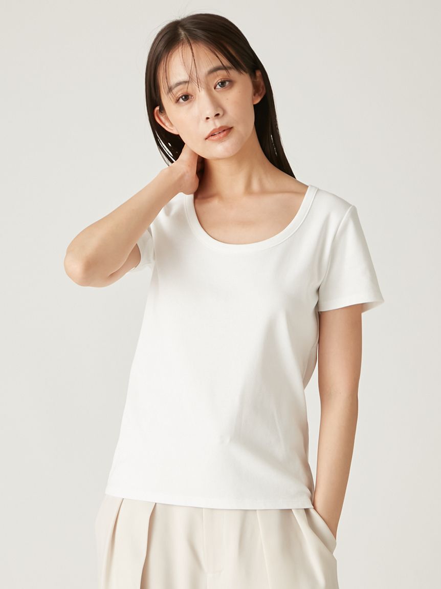 FRAY I.D「ラウンドネックTシャツ」|Tシャツ・カットソー|