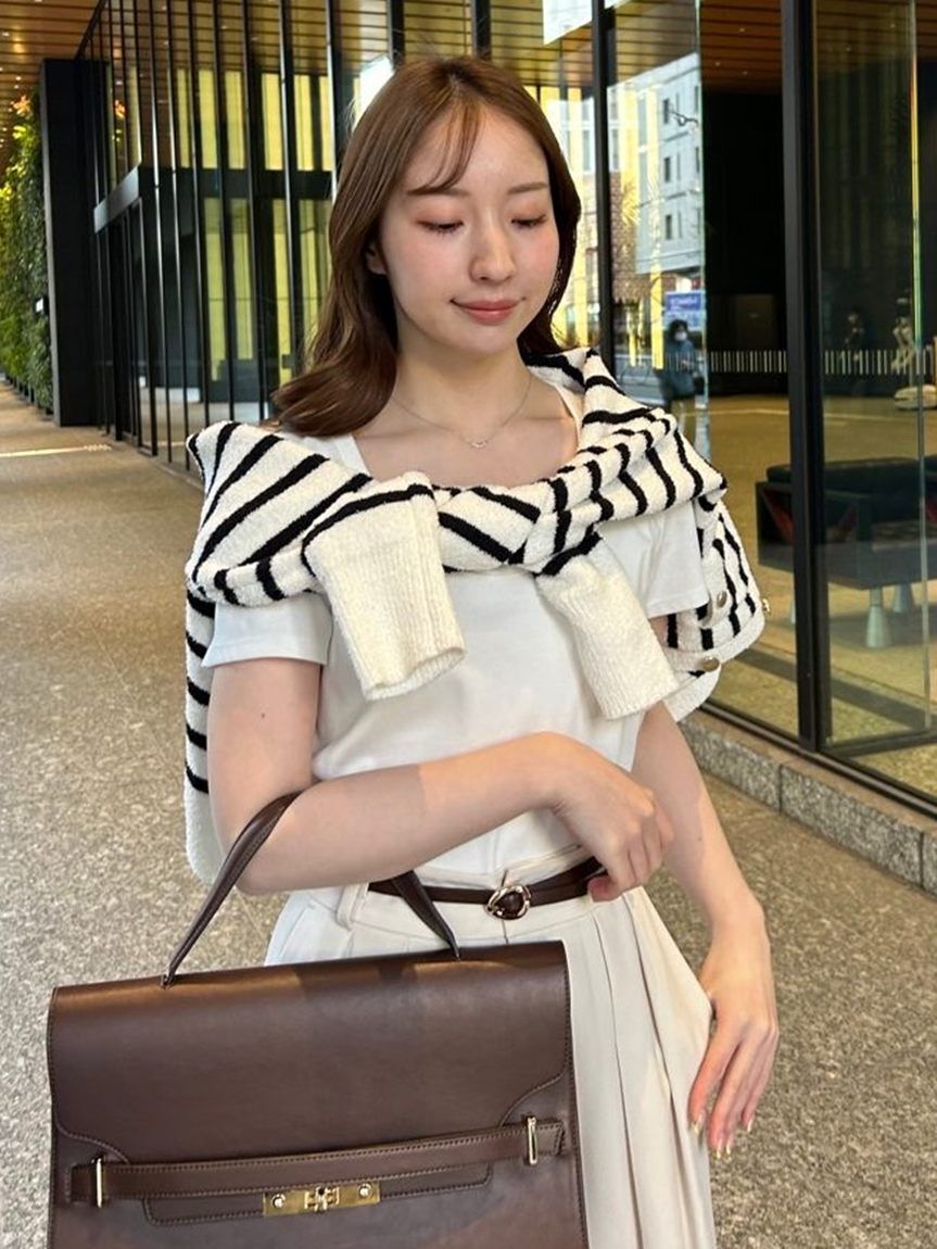 FRAY I.D「ラウンドネックTシャツ」|Tシャツ・カットソー|