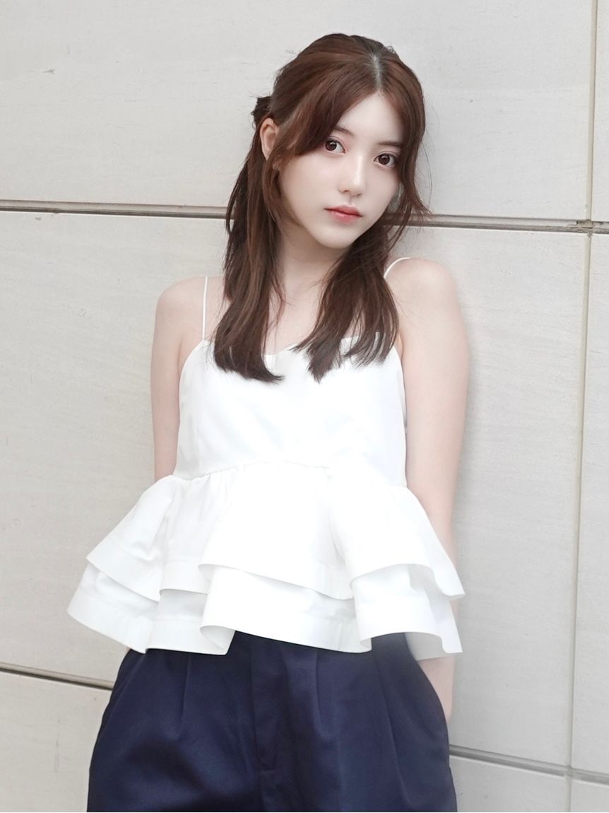 FRAY I.D「ラッフルヘムデザインキャミソール」|キャミソール|WHT