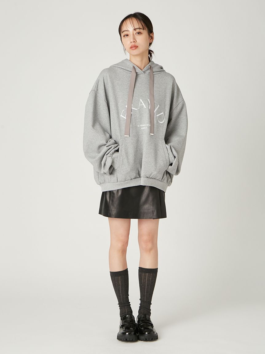 FRAY I.D「レザーライクアシメタックミニスカート」|スカート|