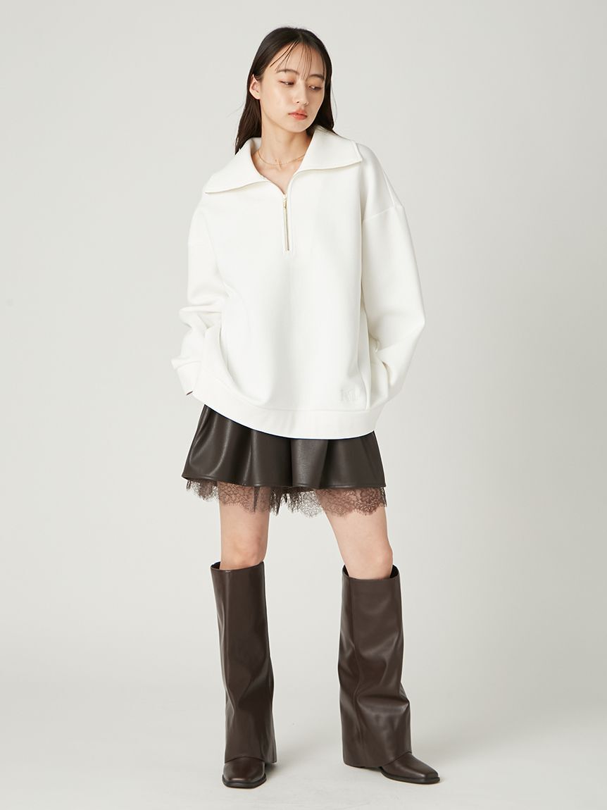 FRAY I.D「ハーフジップアッププルオーバー」|Tシャツ・カットソー|