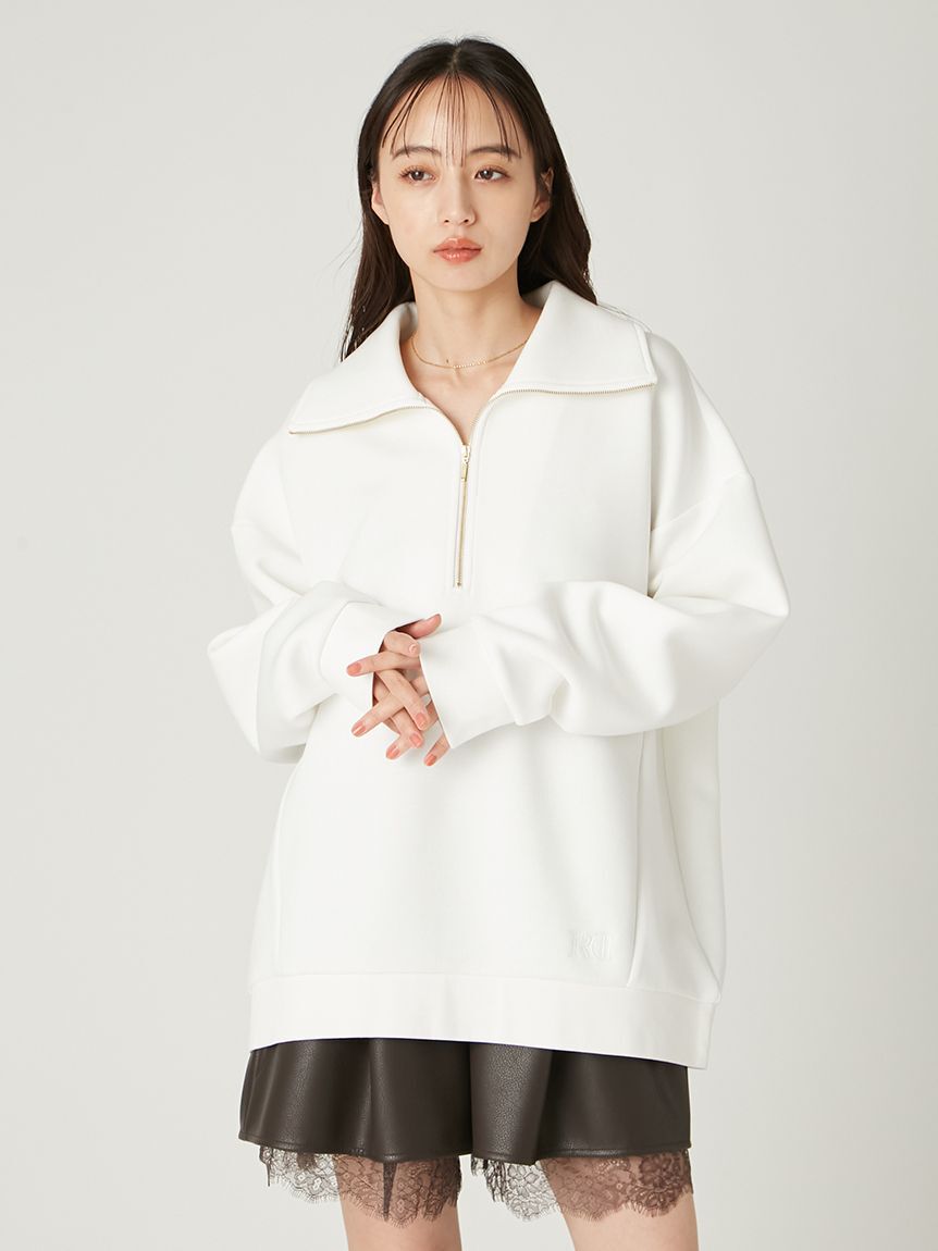 FRAY I.D「ハーフジップアッププルオーバー」|Tシャツ・カットソー|