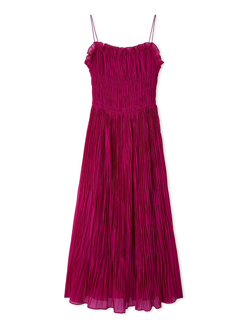 FRAY I.D「ワッシャーシャーリングキャミワンピース」|ワンピース|