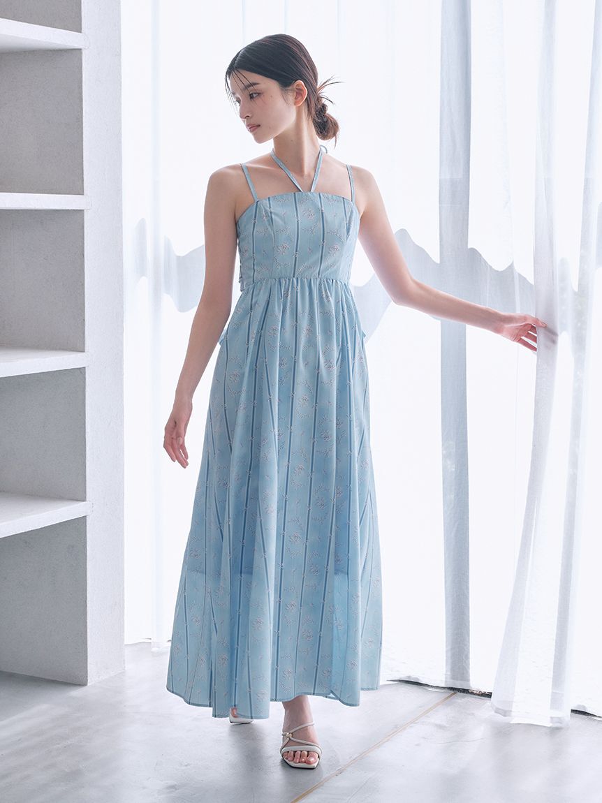 LILY BROWN「【WEB限定00サイズ】ボリュームリボン2wayワンピース」|ワンピース|