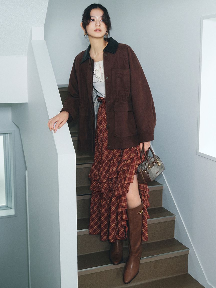 LILY BROWN「LBビットフィットロングブーツ」|ロングブーツ|