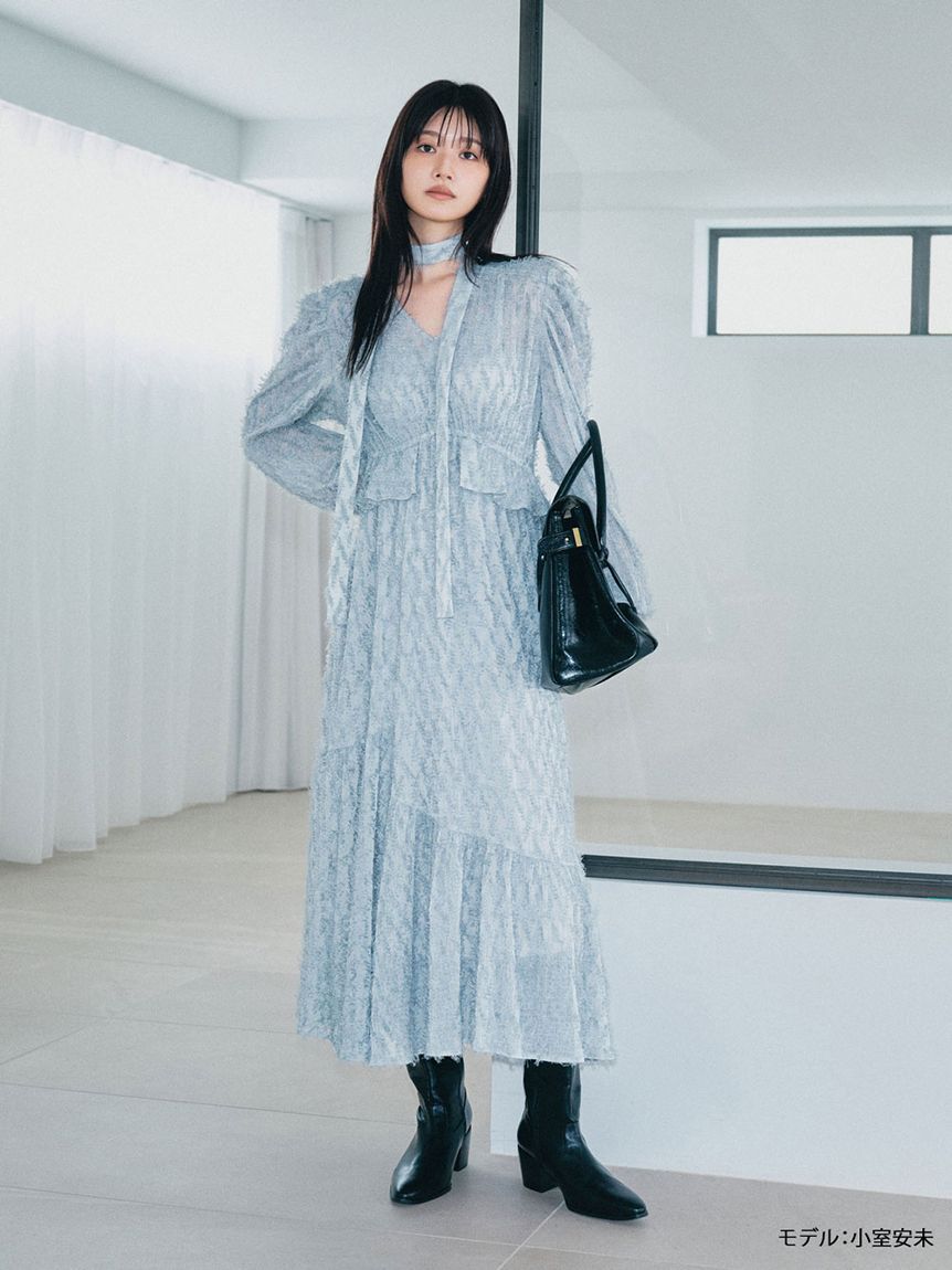 LILY BROWN「LBビットフィットロングブーツ」|ロングブーツ|