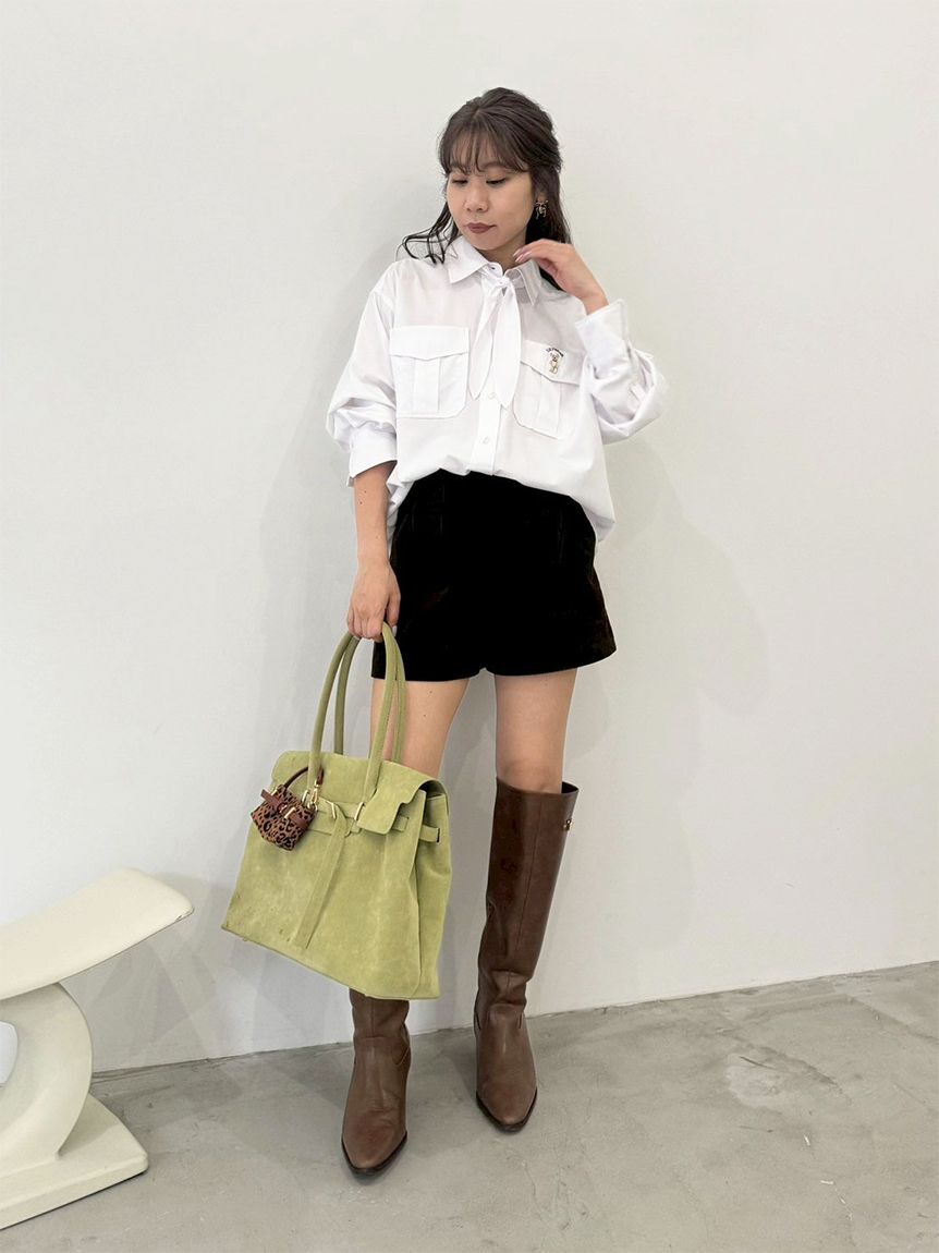 LILY BROWN「LBビットフィットロングブーツ」|ロングブーツ|