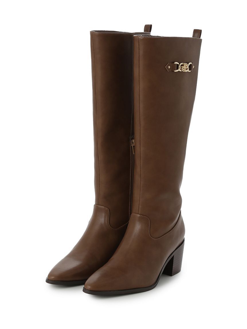 LILY BROWN「LBビットフィットロングブーツ」|ロングブーツ|