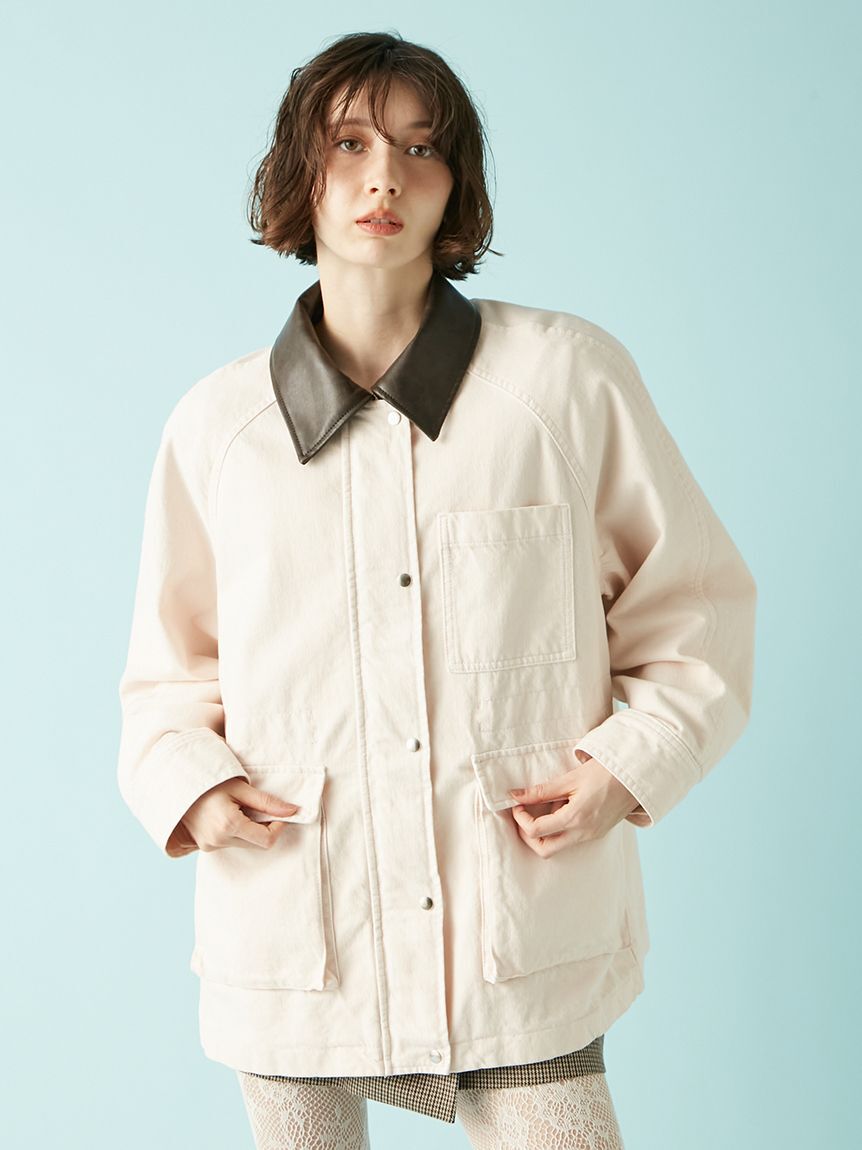 LILY BROWN「カバーオールジャケット」|テーラードジャケット|