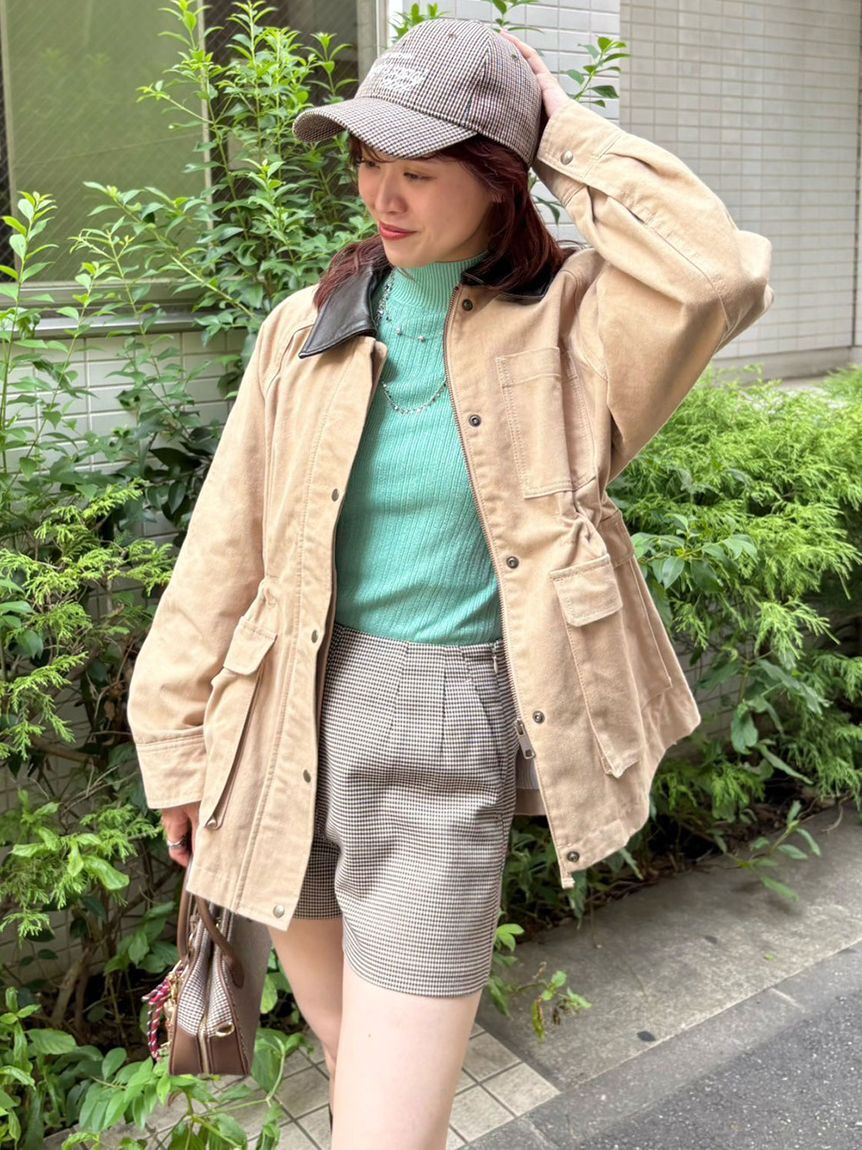 LILY BROWN「カバーオールジャケット」|テーラードジャケット|