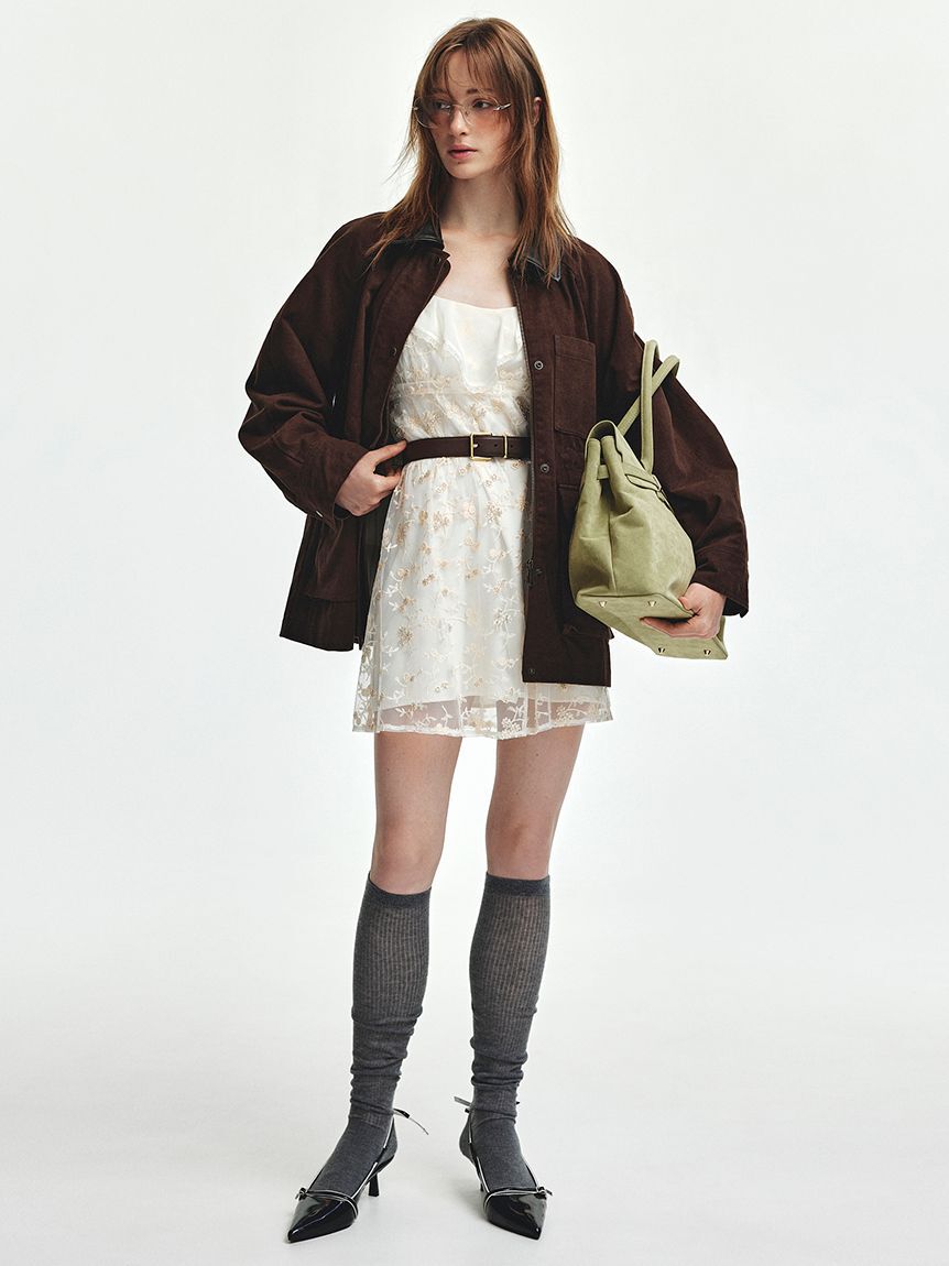 LILY BROWN「カバーオールジャケット」|テーラードジャケット|