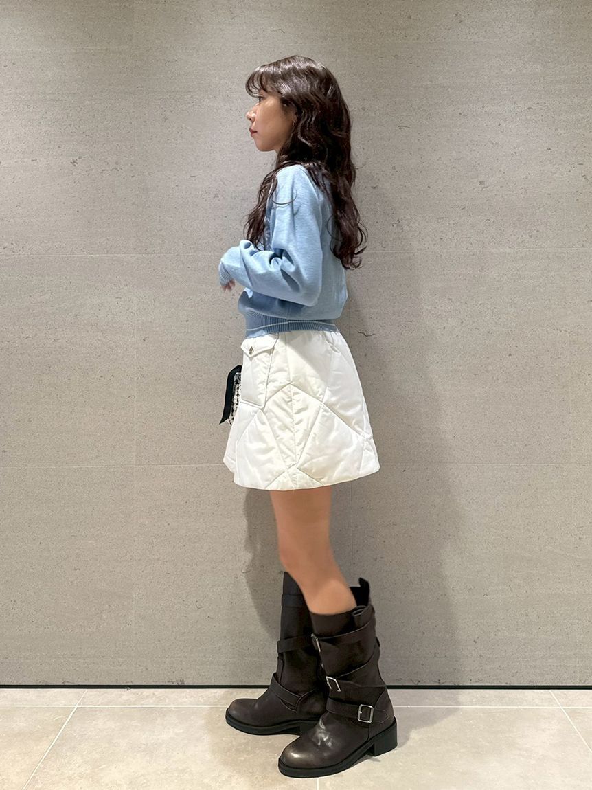 LILY BROWN「【LILY BROWN&times;MARY QUANT】ジャガードロゴニットトップス(Hearts2Hearts着用)」|ニット・セーター|