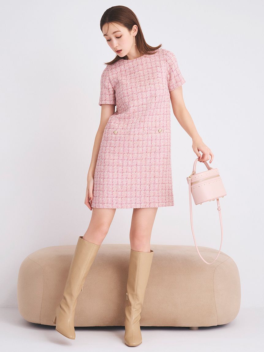 CELFORD「ロゴメタル付きロングブーツ」|ロングブーツ|