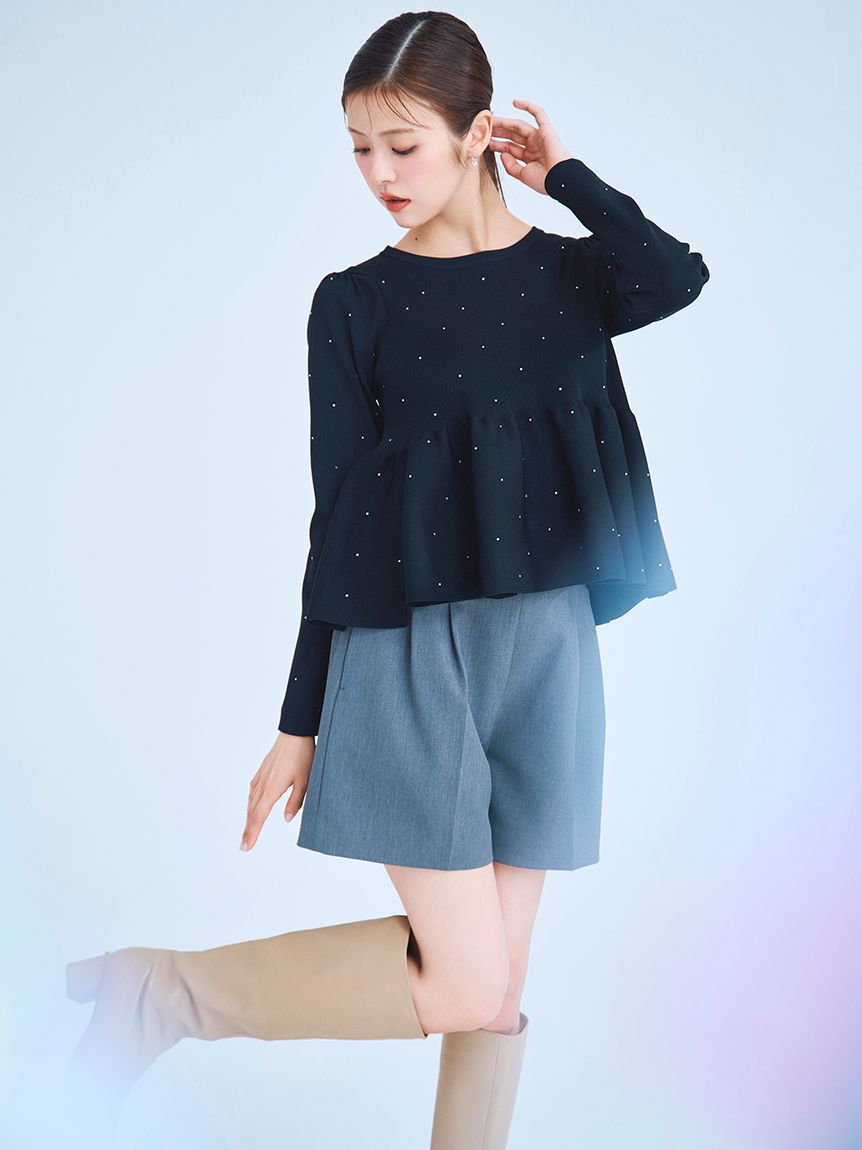 CELFORD「ロゴメタル付きロングブーツ」|ロングブーツ|