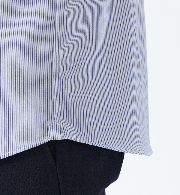 MACKINTOSH PHILOSOPHY「トロッター ボタンダウンシャツ 無地/トリコットストライプ」|シャツ・ブラウス|