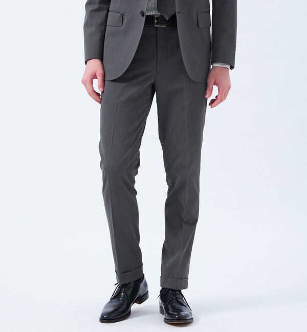 MACKINTOSH PHILOSOPHY「トロッター エクストラソリッドトラウザーズ キャバリーツイル」|スラックス|チャコールグレー