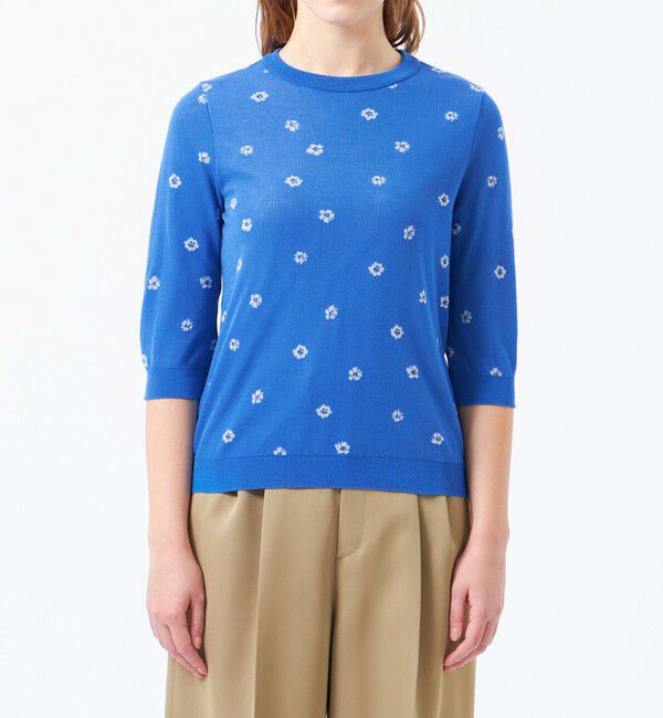 MACKINTOSH PHILOSOPHY「フラワージャガードニット」|ニット・セーター|