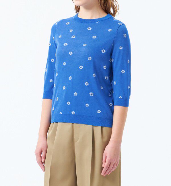 MACKINTOSH PHILOSOPHY「フラワージャガードニット」|ニット・セーター|