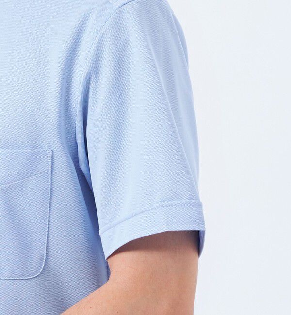 MACKINTOSH PHILOSOPHY「トロッター トリコットジャージー半袖ボタンダウンシャツ  無地/ストライプ」|シャツ・ブラウス|