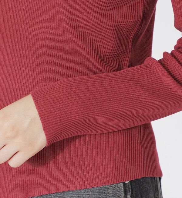  「カットアウトアシンメトリーヘムプルオーバー」|ニット・セーター|
