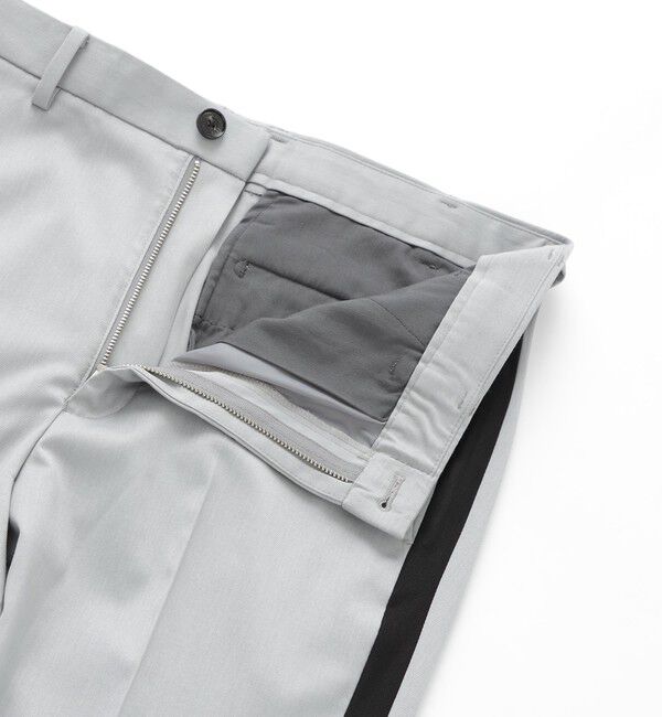  「サテンサイドライン スラックス」|スラックス|