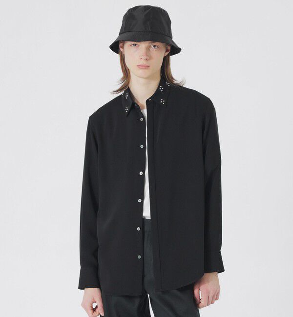 「RAMPONIランバススタッズシャツ」|シャツ・ブラウス|ブラック